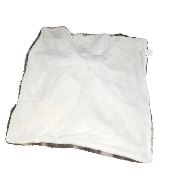 Mud Pie Green Camouflage Camo Plush Bear Lovey Security Blanket 14" X 13" - Picture 4 of 6